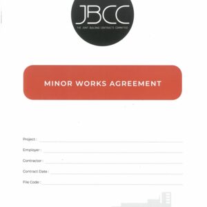 JBCC Minor Works Agreement Edition 5.3 June 2024
